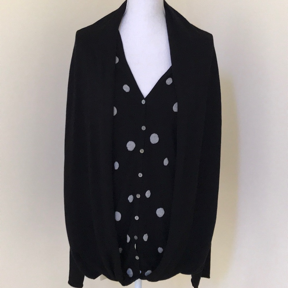 NWT! KOKOMARINA Black Large Sweater/Cardigan